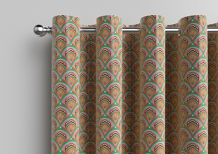 Deco Sea Shells, Strawberry - Made To Measure Curtains - Image 12